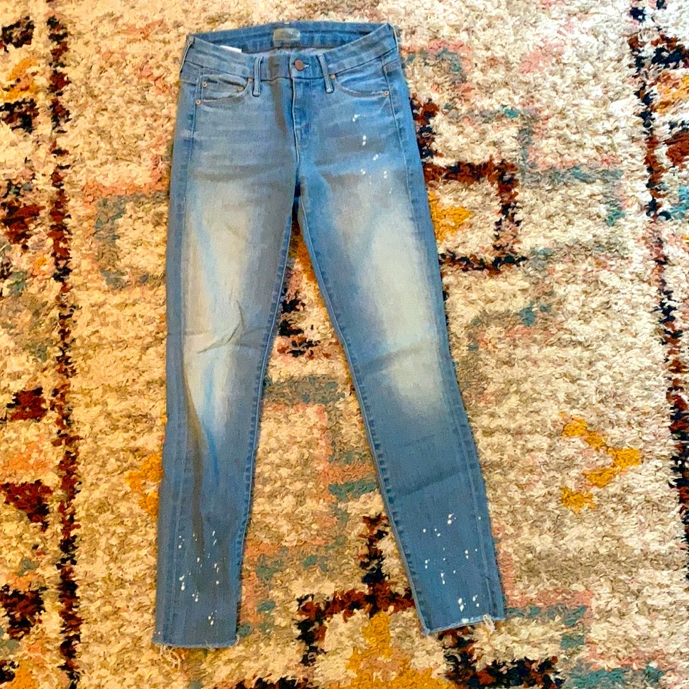 Mother Looker Ankle Fray